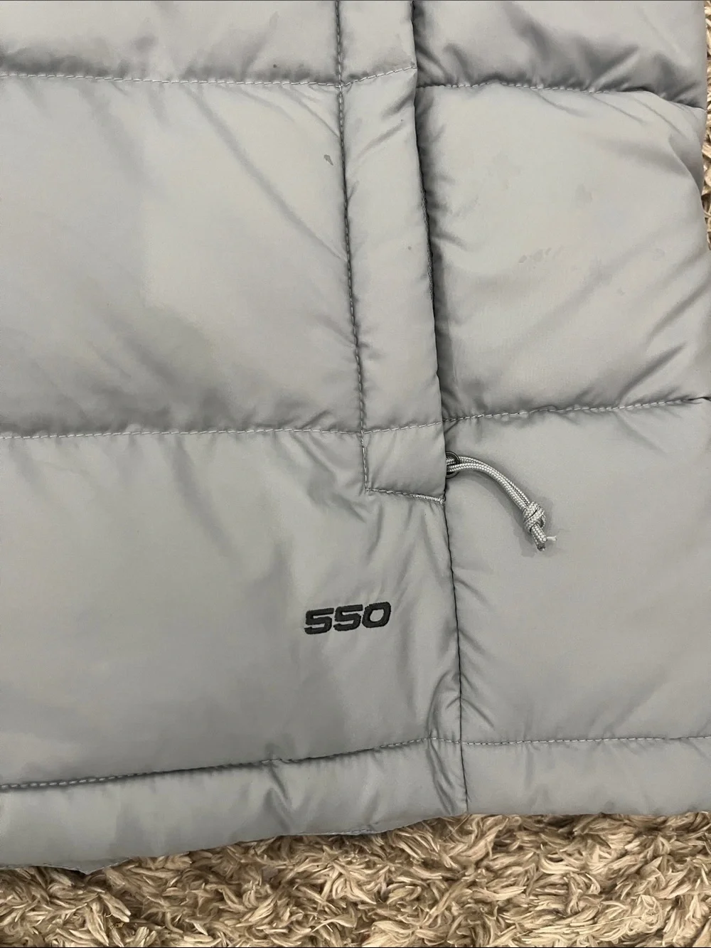 The North Face Men’s Light Gray Puffer Vest